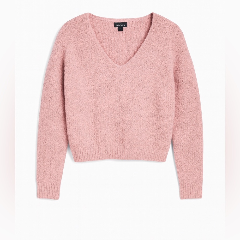Wild Fable Soft Pink V-Neck Sweater